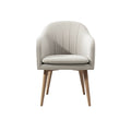 **Moderne Elegante Stoel met Houten Poten**